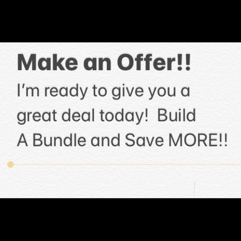 Make an Offer!   All reasonable offers considered
